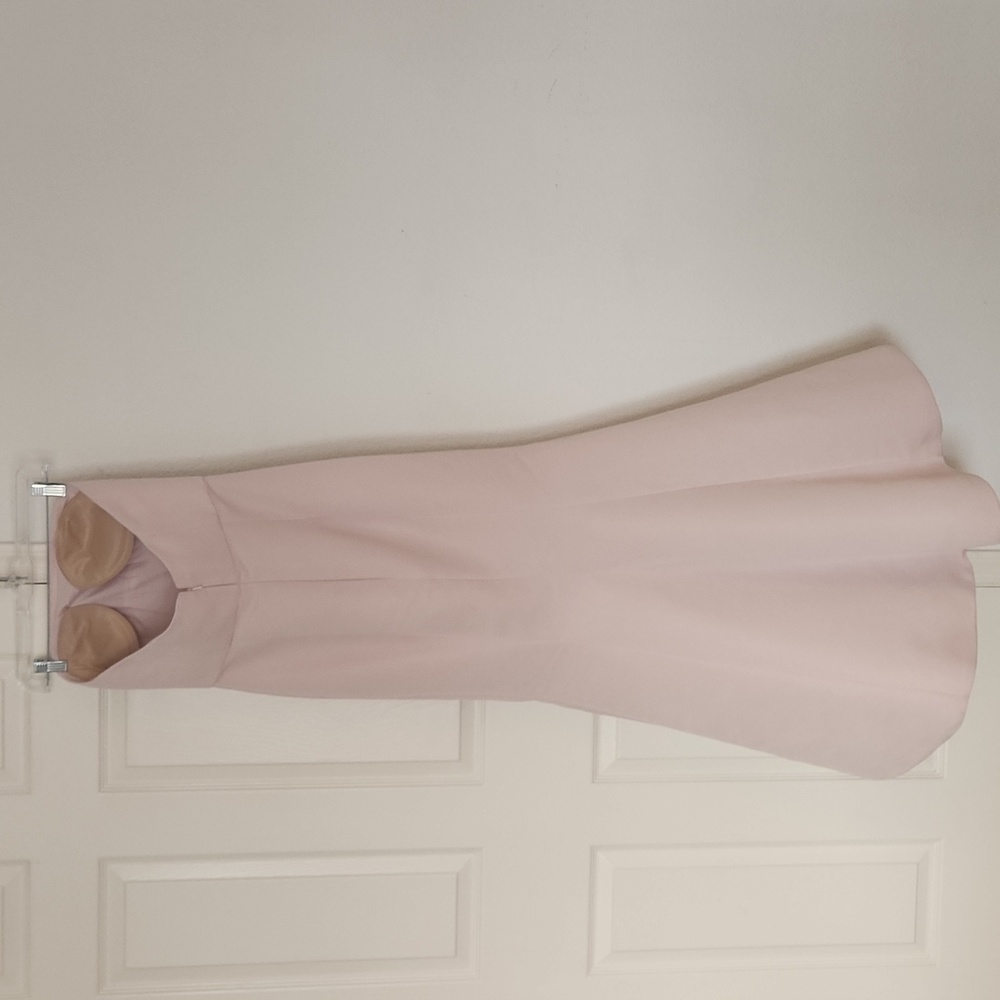 Amsale Agnes Maxi Strapless Dress In Ballet Pink Sz 6 - Picture 10 of 16